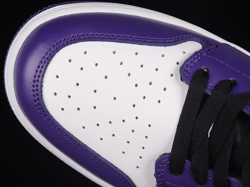 All categories Air Jordan Jordan series basketball shoes Air Jordan 1 Low Z version Air Jordan 1 Low Golf "White Purple" AJ1 Joe 1 new golf version white and purple color DD9315-105